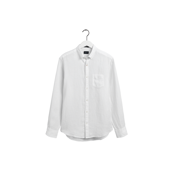 The Linen Shirt Reg Bd - White