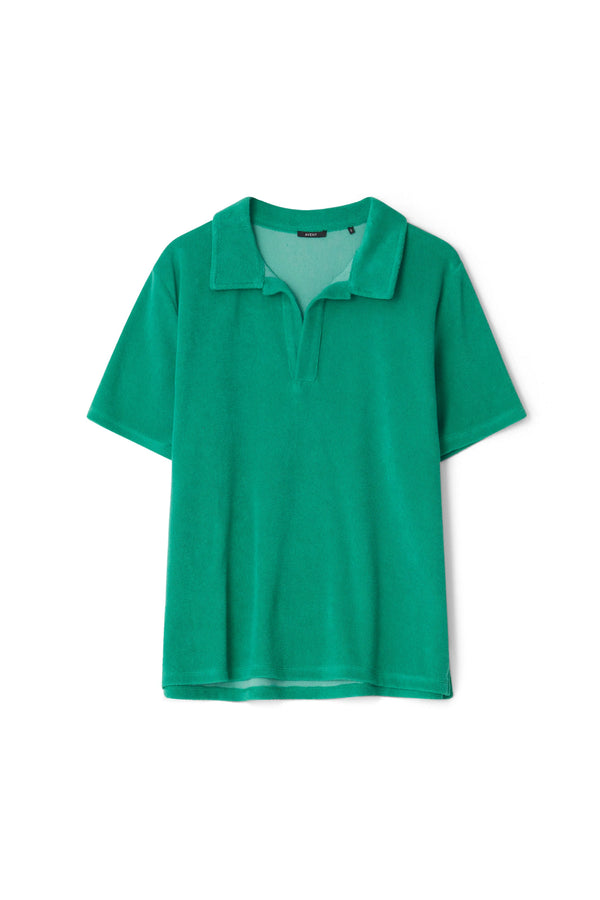 Corinne Towel Top - Green