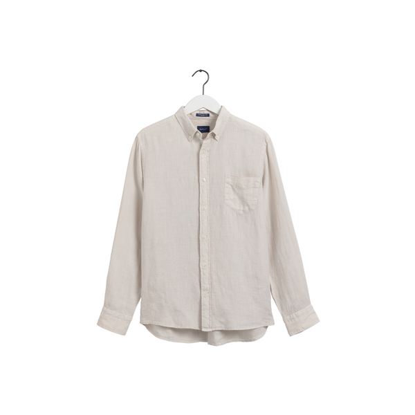 Reg Ut Gmnt Dyed Linen Bd - Beige