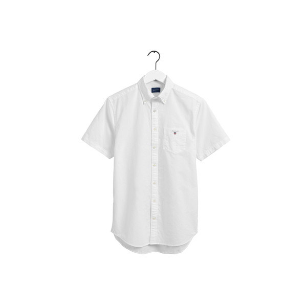Reg Oxford Shirt Ss Bd - White