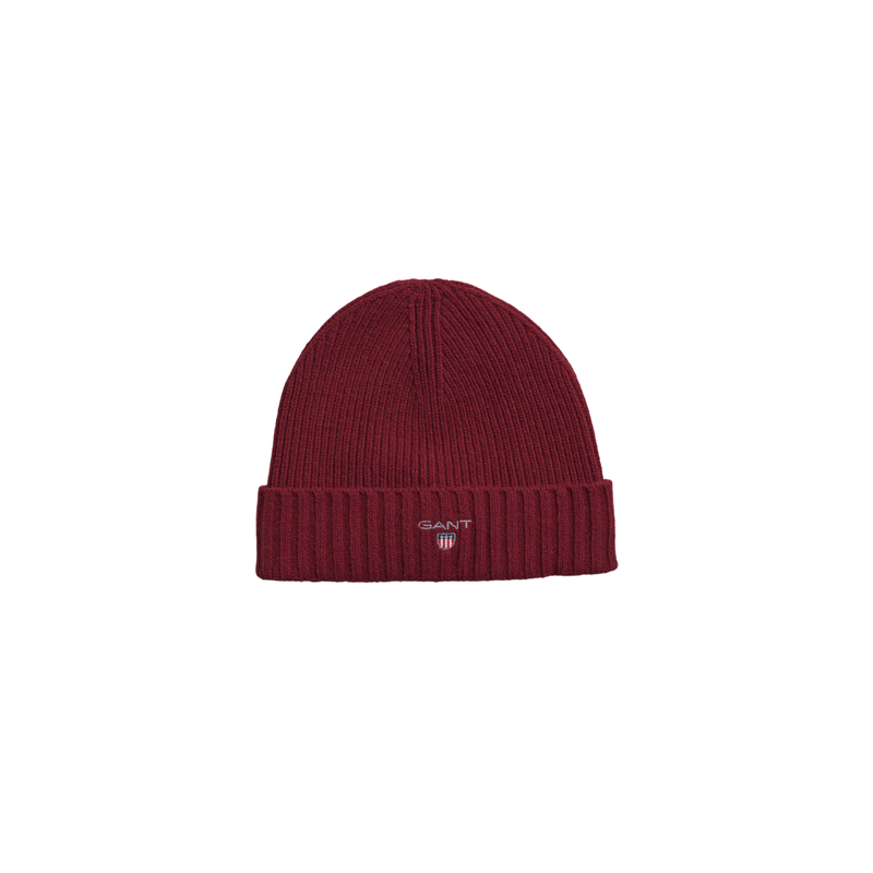 Wool Lined Beanie - Red