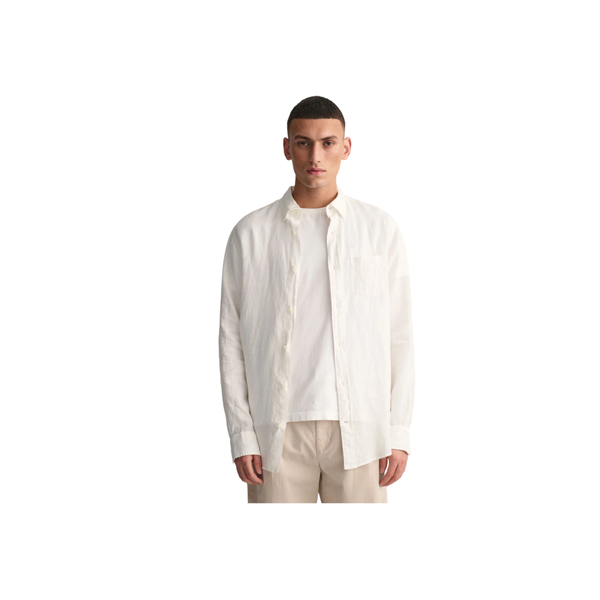 Reg Linen Shirt - White