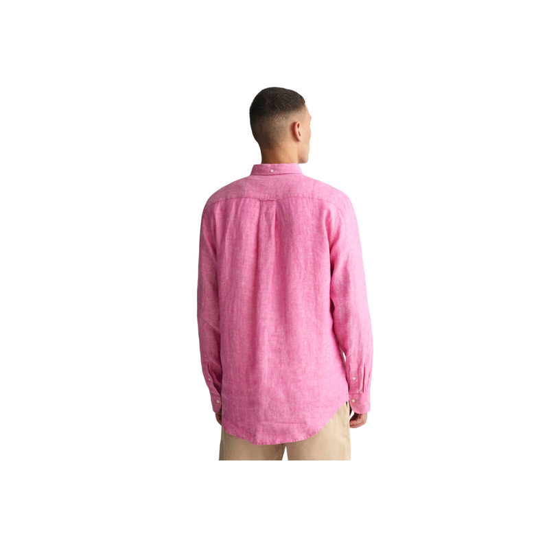 Reg Linen Shirt - Pink