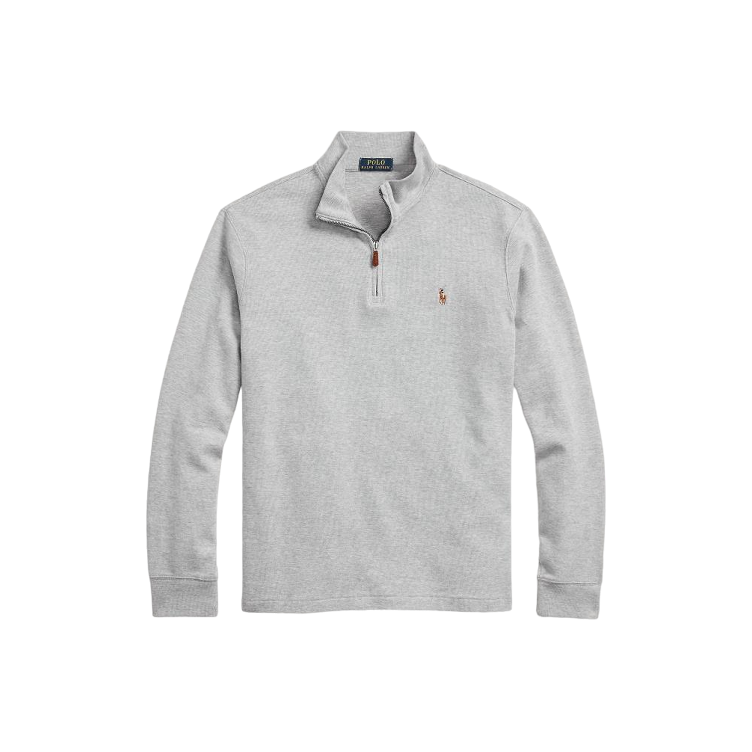 Estate-Rib Quarter-Zip Pullover - Grey