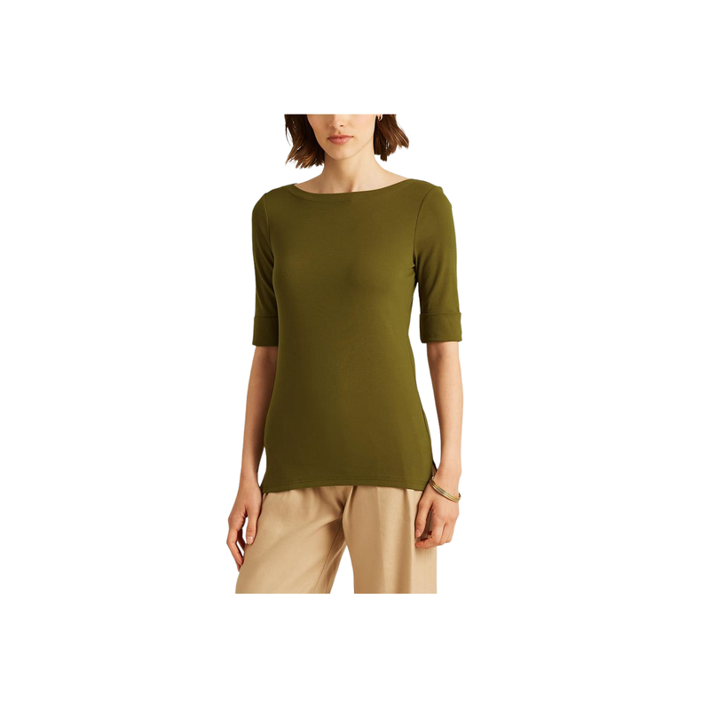 Judy Elbow Sleeve Knit - Green