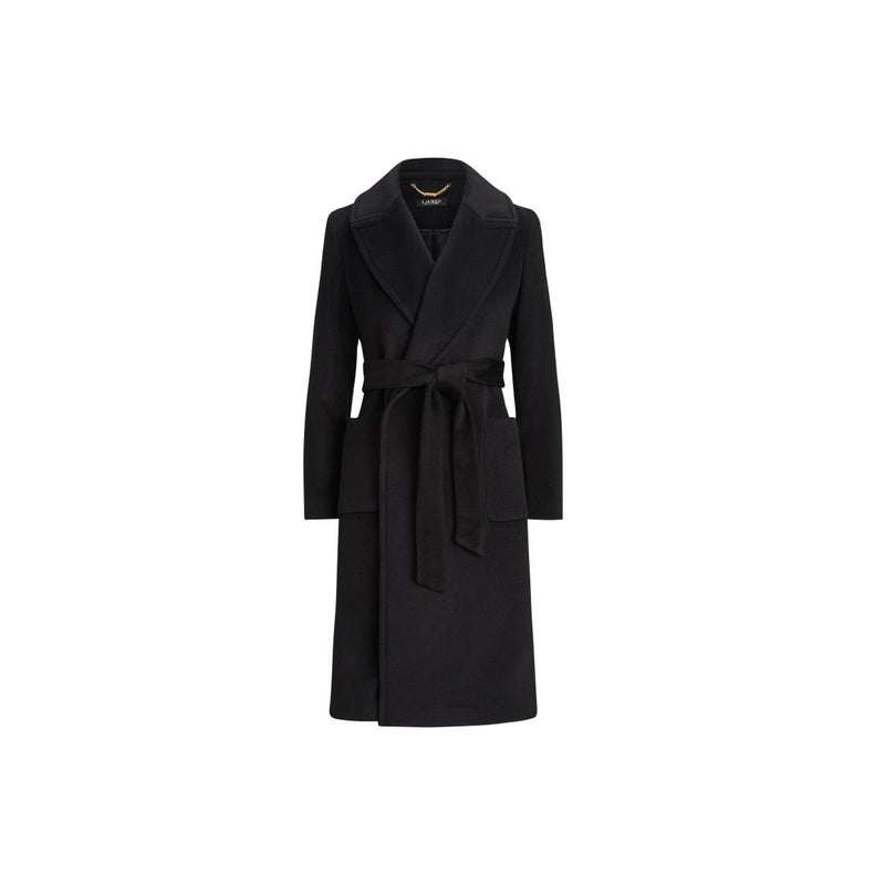 Db Wrp W/Pkt Lined Coat - Black