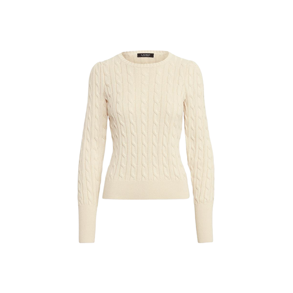 Geraint Long Sleeve Pullover - White