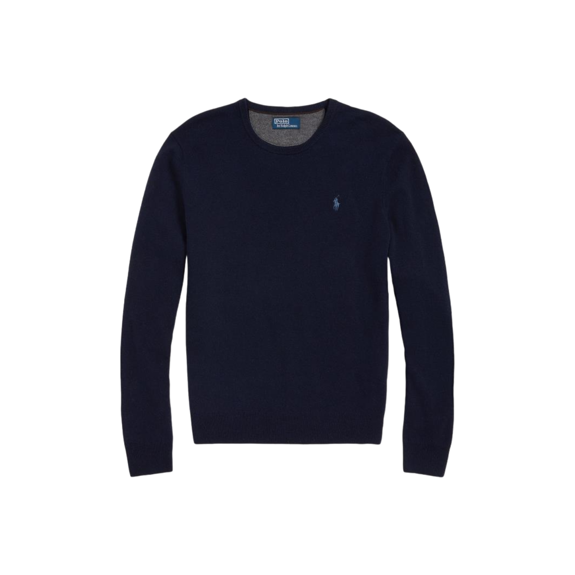 Wool Crewneck Sweater - Navy