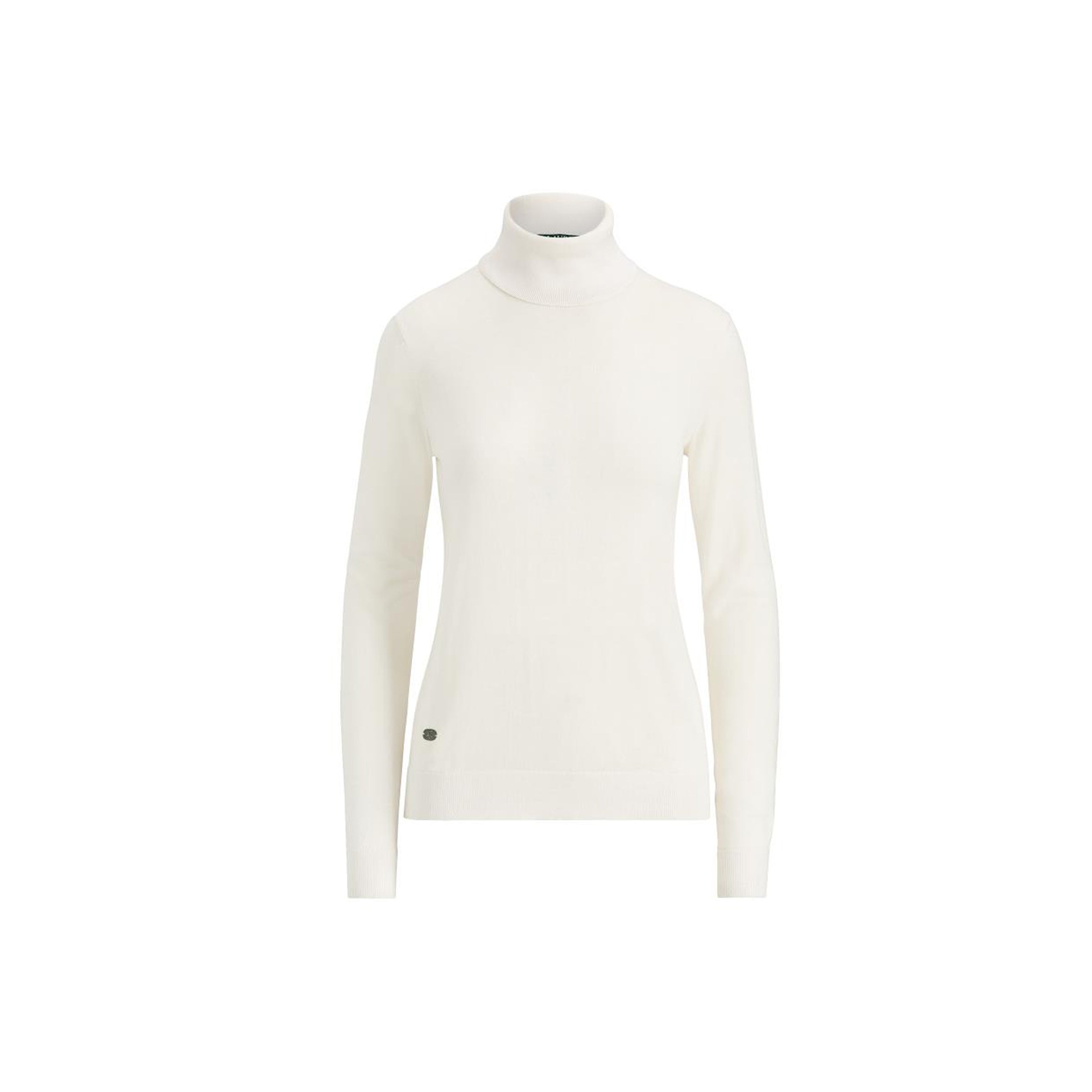 Zoe-Long Sleeve-Sweater - White