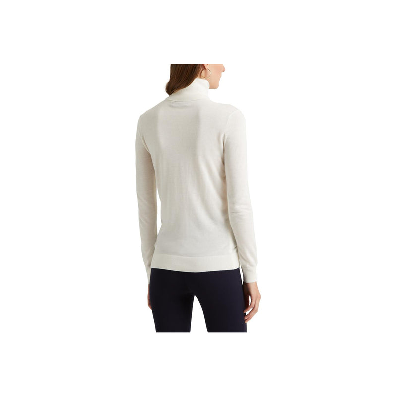 Zoe-Long Sleeve-Sweater - White