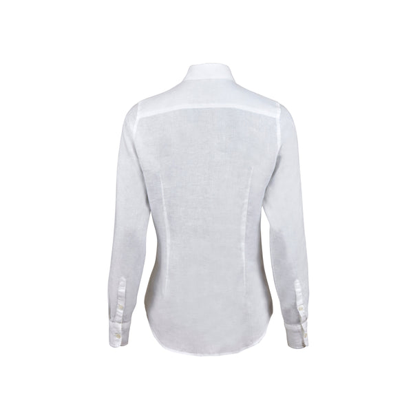 Sofie Shirt Round Cuff - White