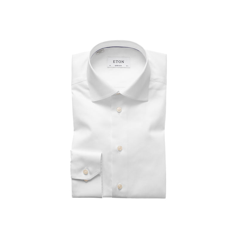 Signature Twill Super Slim Shirt - White