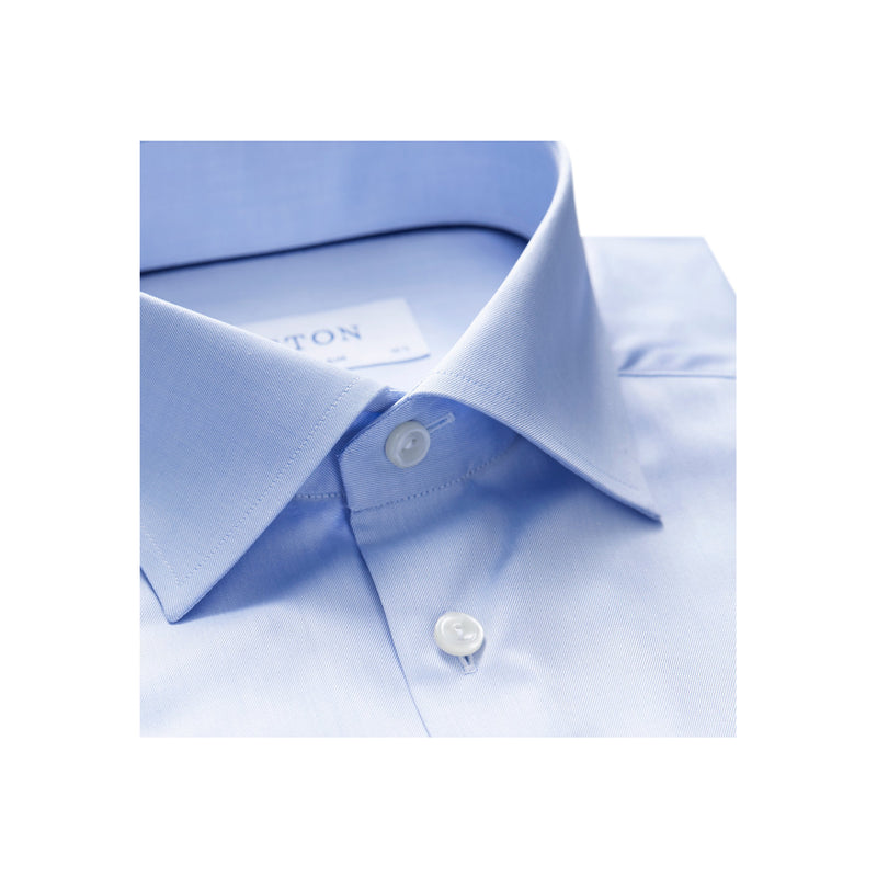 Signature Twill Super Slim Shirt - Blue