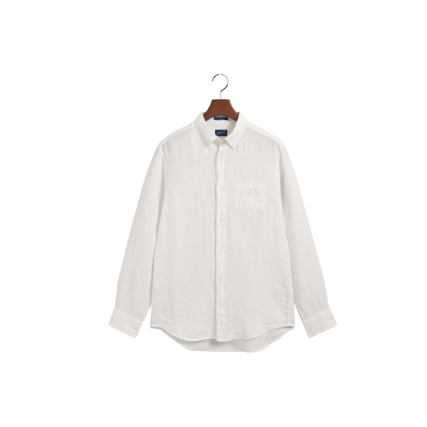 Reg Linen Shirt - White