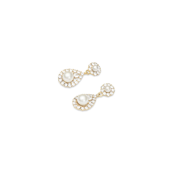 Petite Sofia pearl earring - Gold