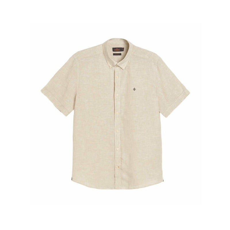 Douglas BD Linen Shirt - Khaki