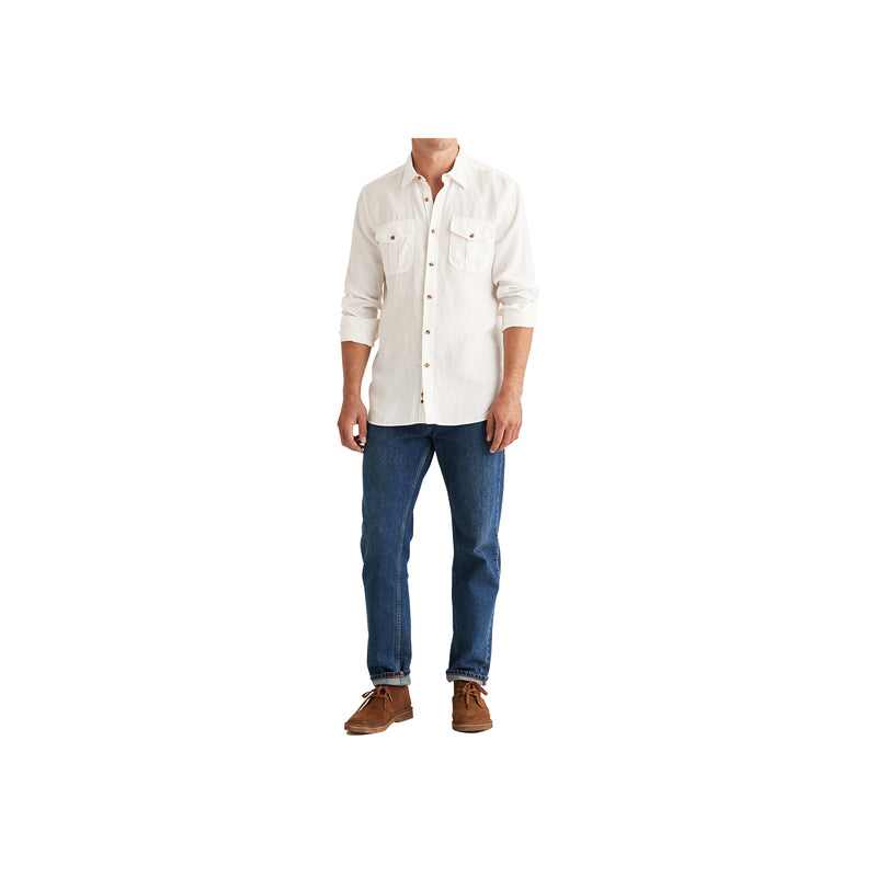 Safari Linen Shirt - White
