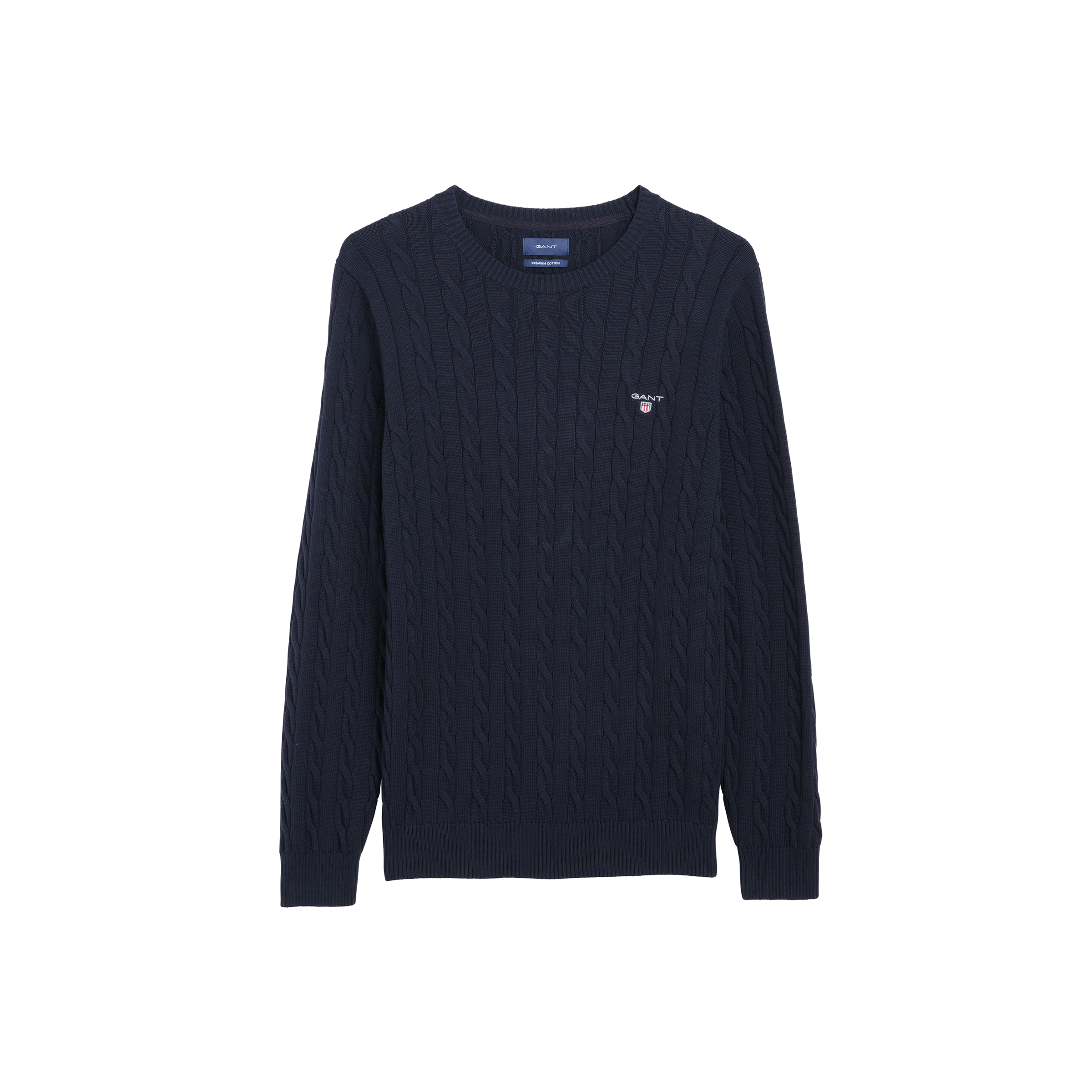 Cotton Cable Crew - Blue