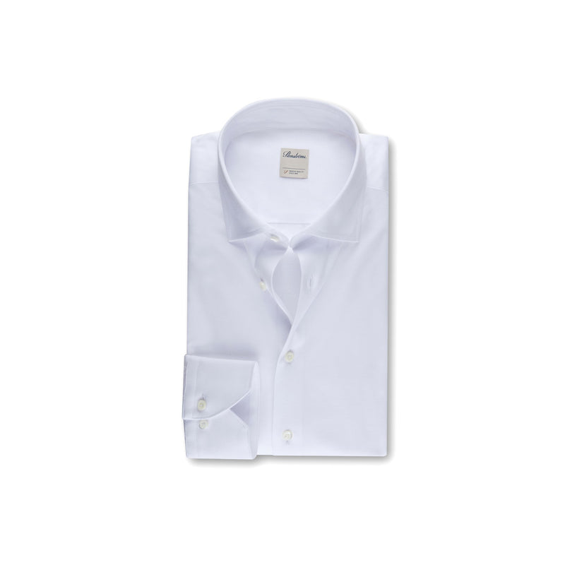 Jersey shirt, Slimline - White