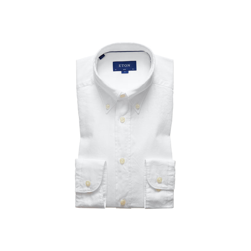 Slim Oxford Shirt - White