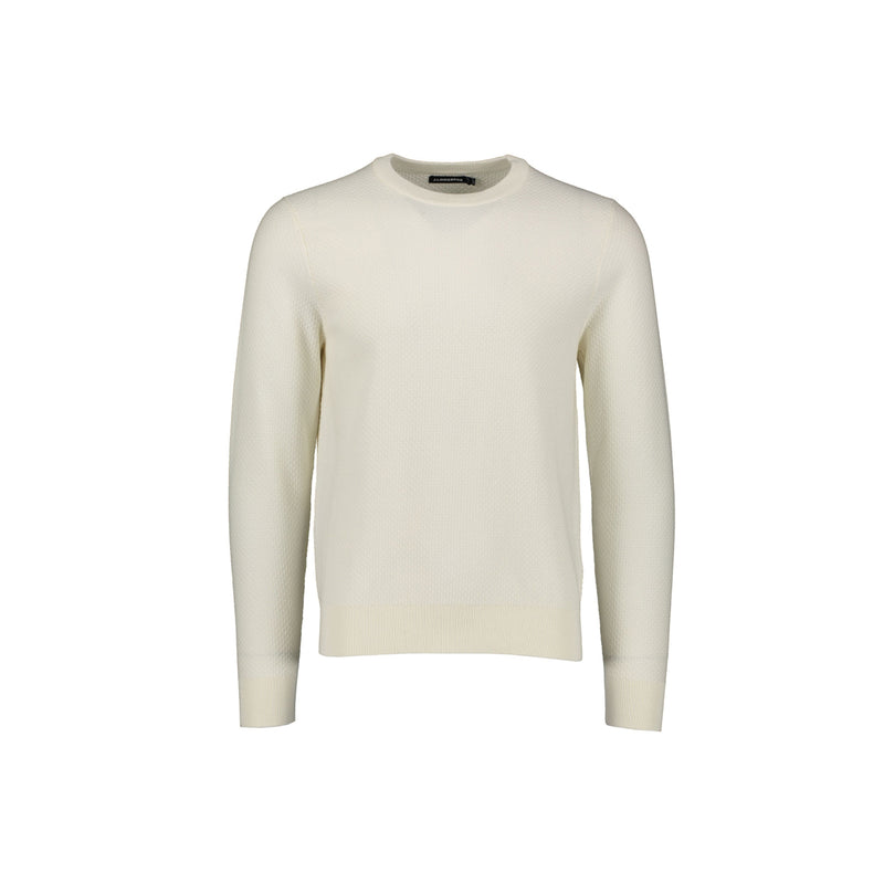 M Cotton Structure Sweater - White