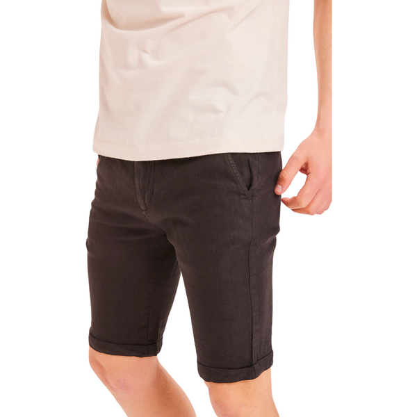 Chuck linen shorts - Black