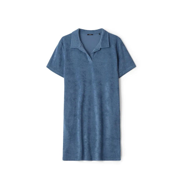 CORINNE TOWEL DRESS - Blue