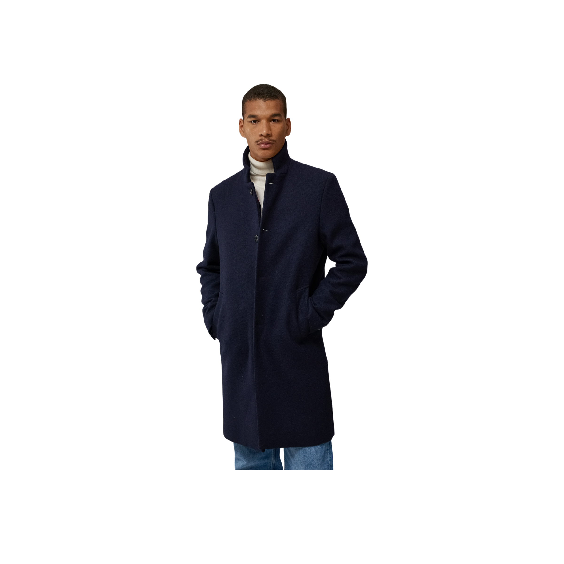 Holger Melton coat - Navy