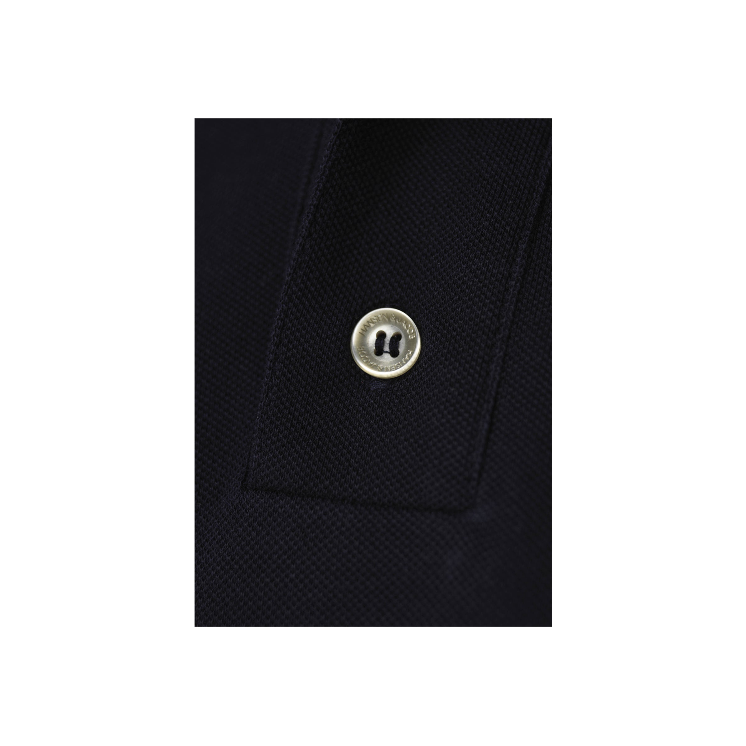 Pique Stretch Polo - Navy