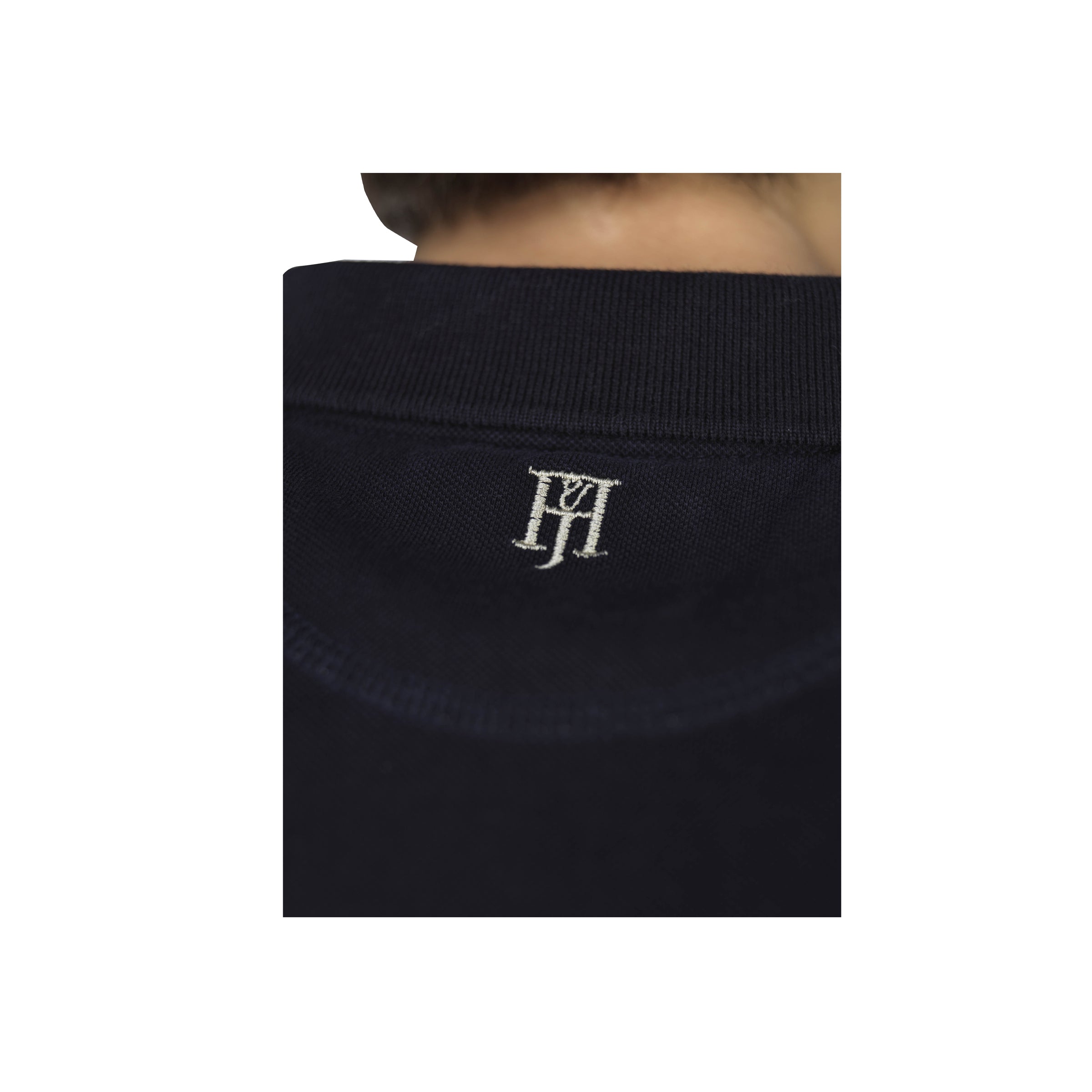 Pique Stretch Polo - Navy