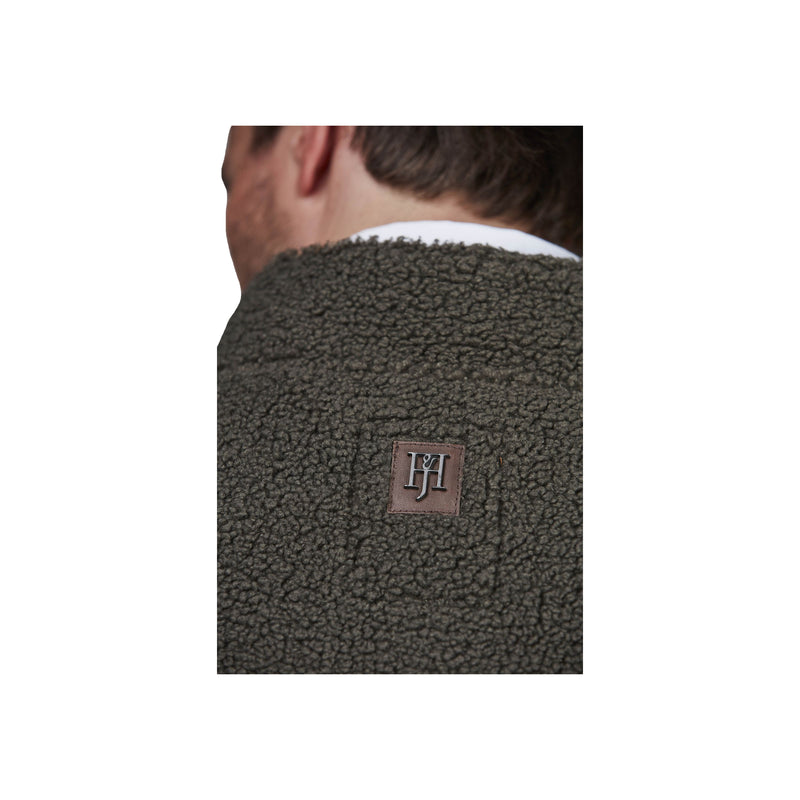 PILE FLEECE JACKET - Green