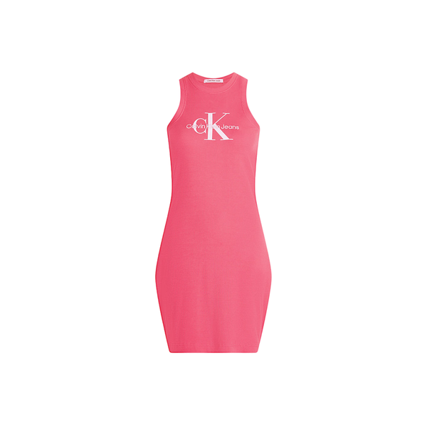 Archival Monologo Rib Tank Dress - Pink