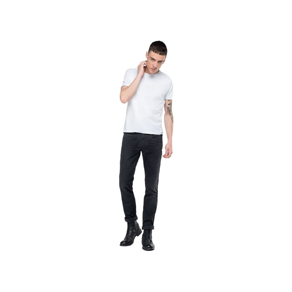 Slim Fit Hyperflex Anbass Jeans Clouds - Black