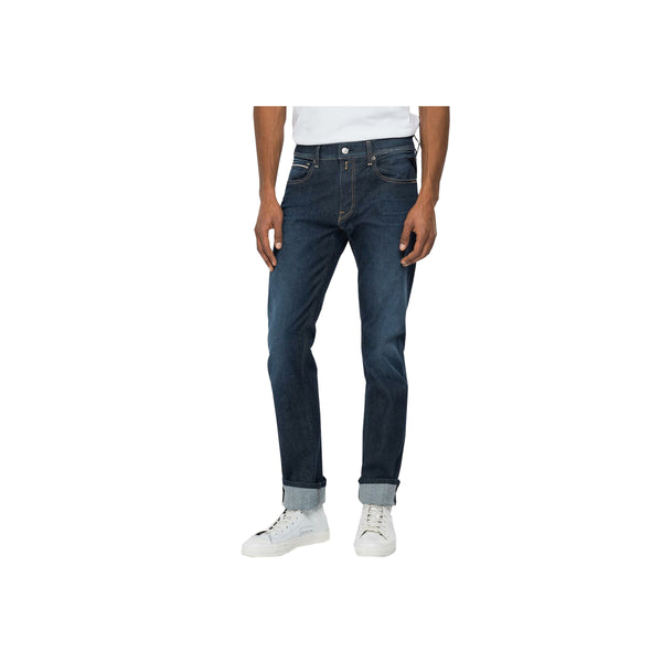 Grover Straight Fit Hyperflex Jeans - Blue