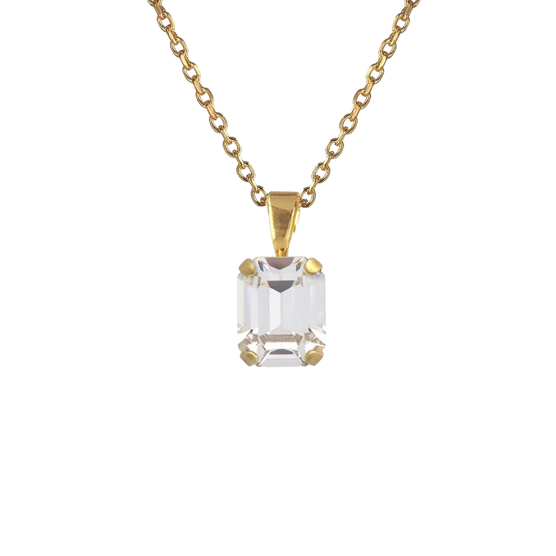 Lydia Necklace Gold - White