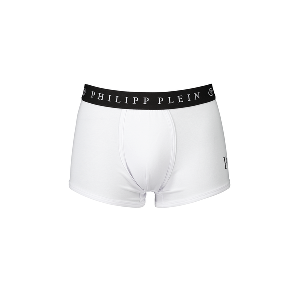 Boxer Iconic Plein - White