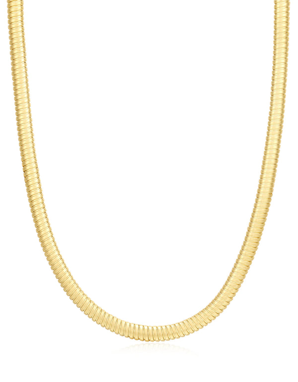 Mini Flex Snake Chain Necklace - Gold