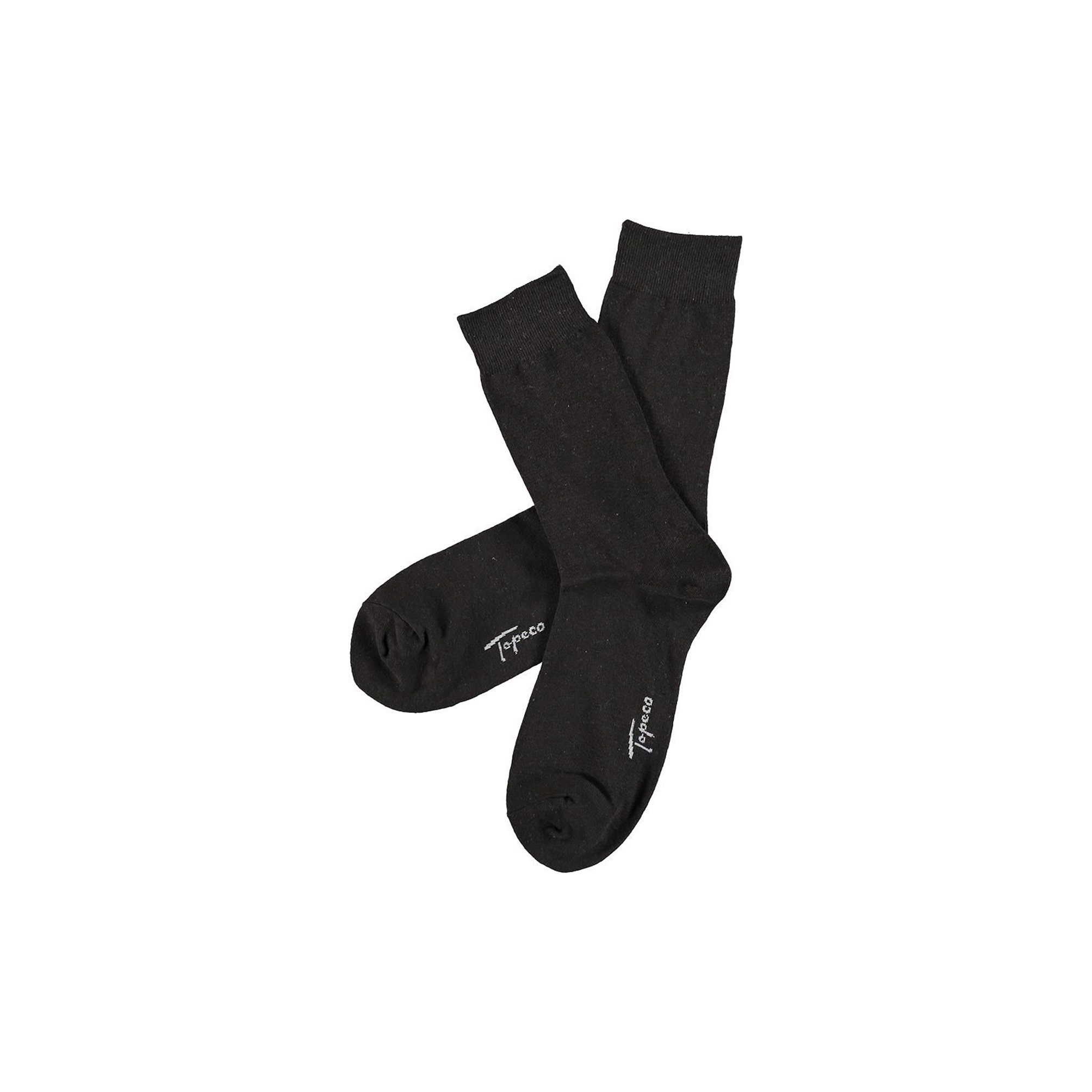 Solid Cotton Sock - Dark Brown