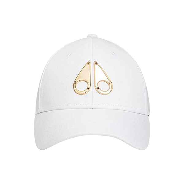 Gold Logo Icon Cap - White