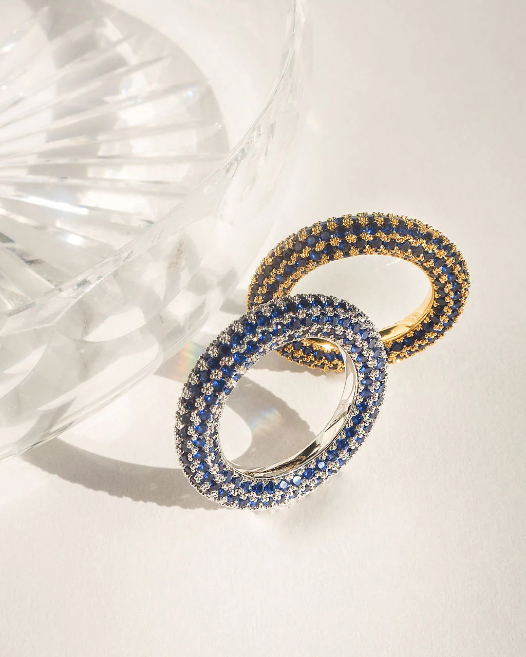 Pave Amalfi Ring - Blue