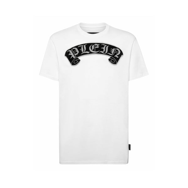 T-shirt Stones Gothic Plein - White