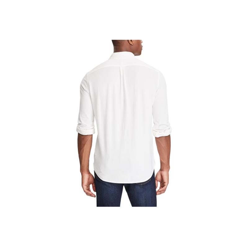 Featherweight Mesh Oxford Shirt - White