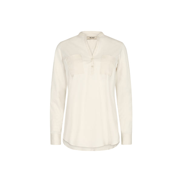 Jovie Jersey Blouse - White