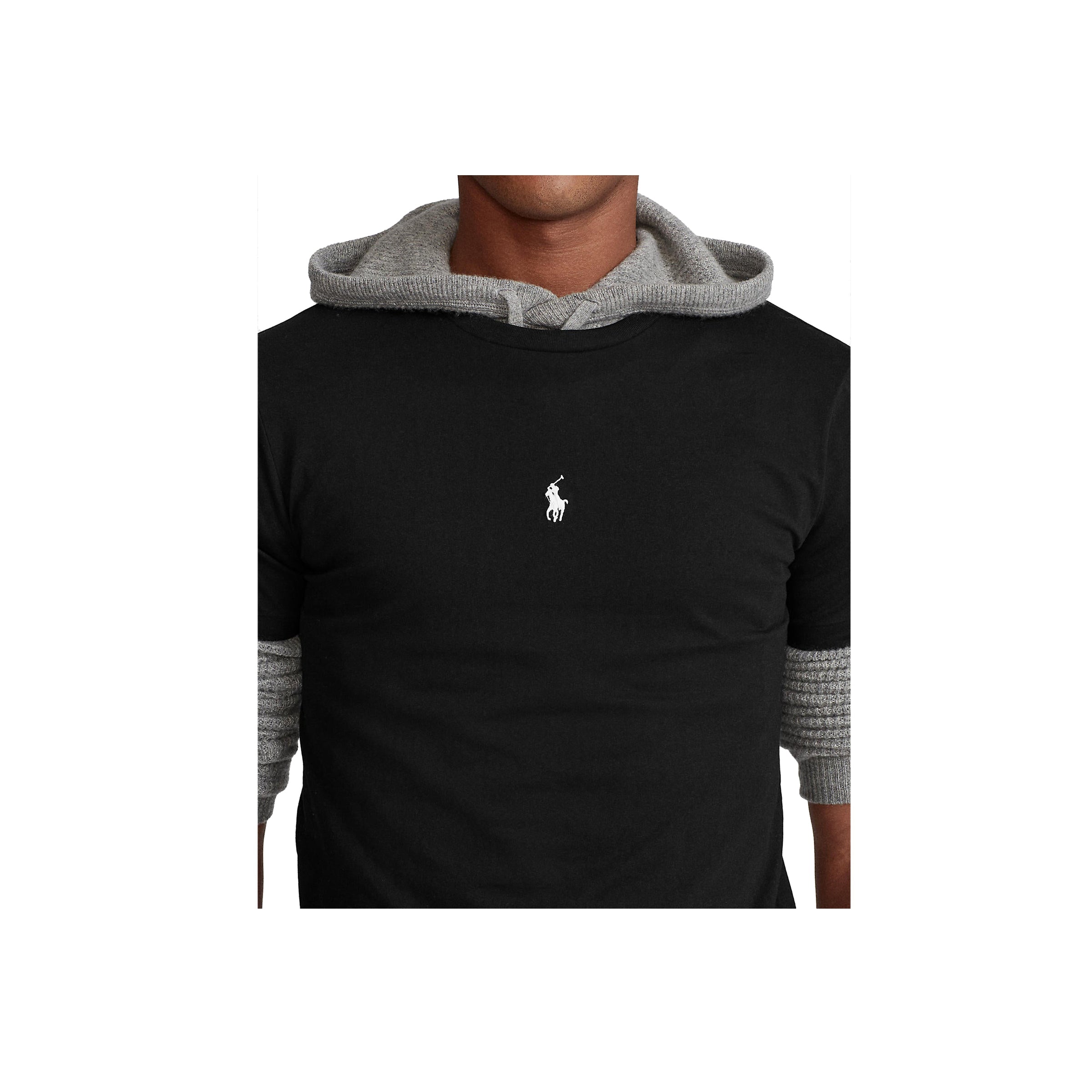 Custom Slim Fit Jersey Crewneck T-Shirt - Black