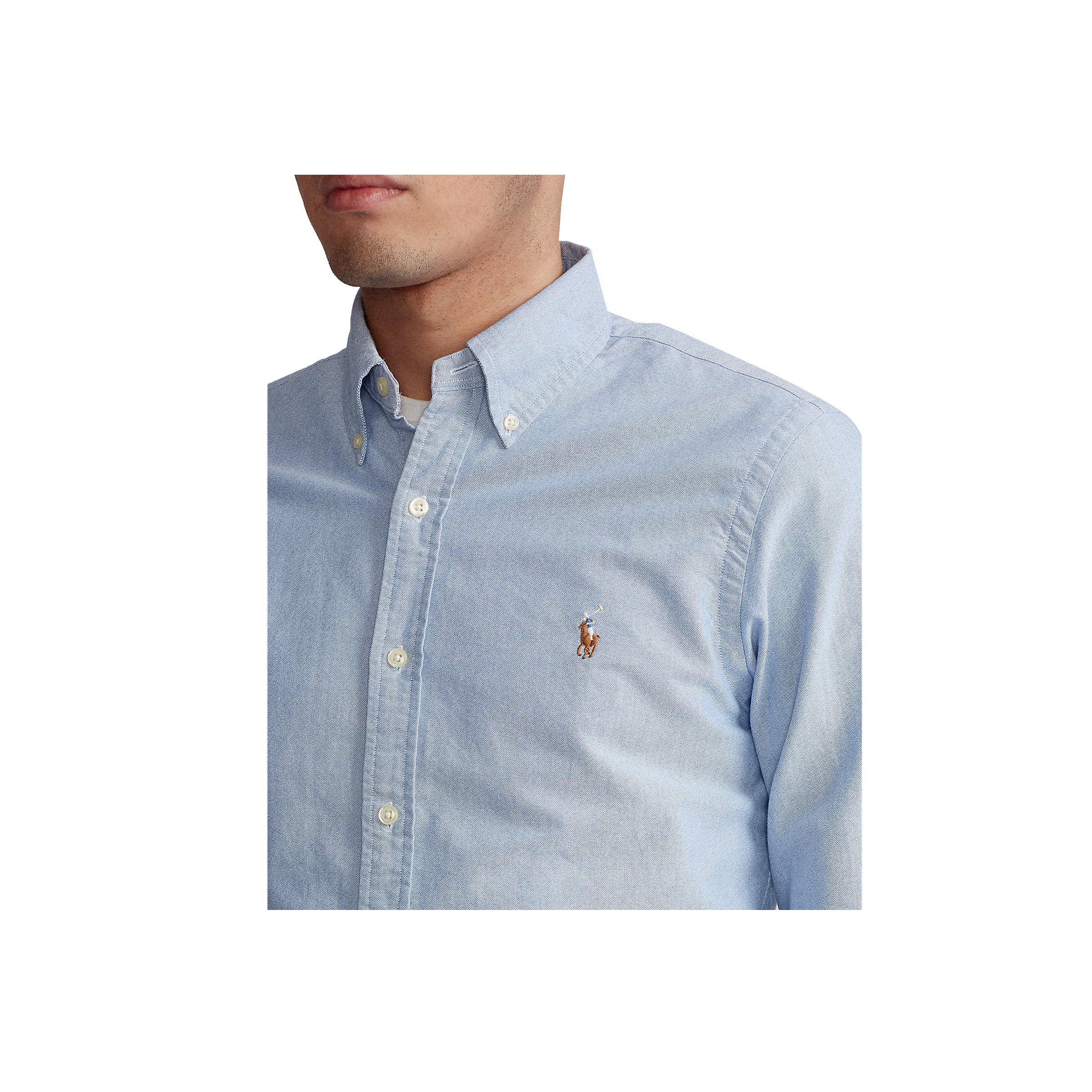 Slim Fit Oxford Shirt - Blue