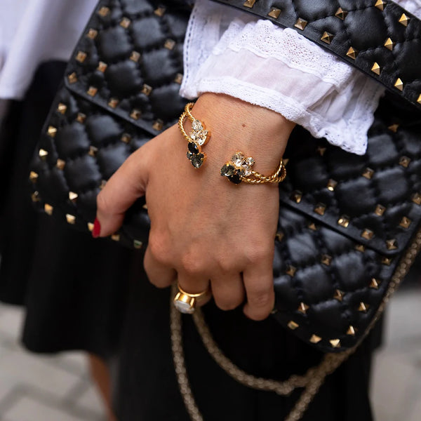 Alisia Bracelet Gold - Black