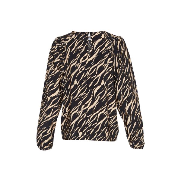 Janaya Benina Top AOP - Beige