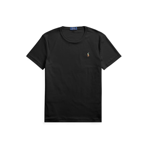 Custom Slim Fit Soft Cotton T-Shirt - Black