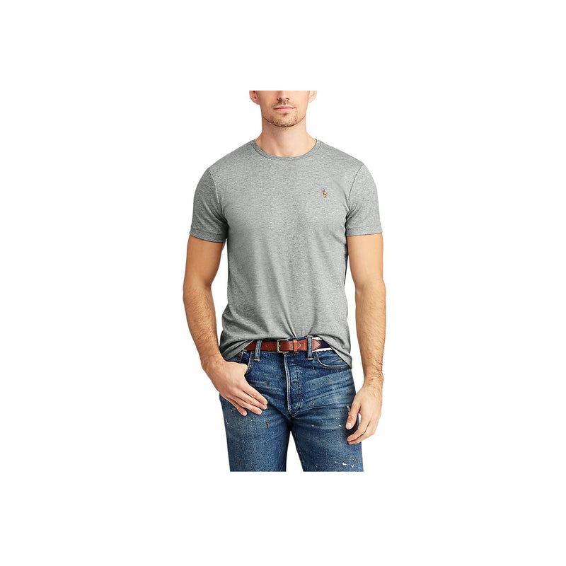 Custom Slim Fit Soft Cotton T-Shirt - Grey