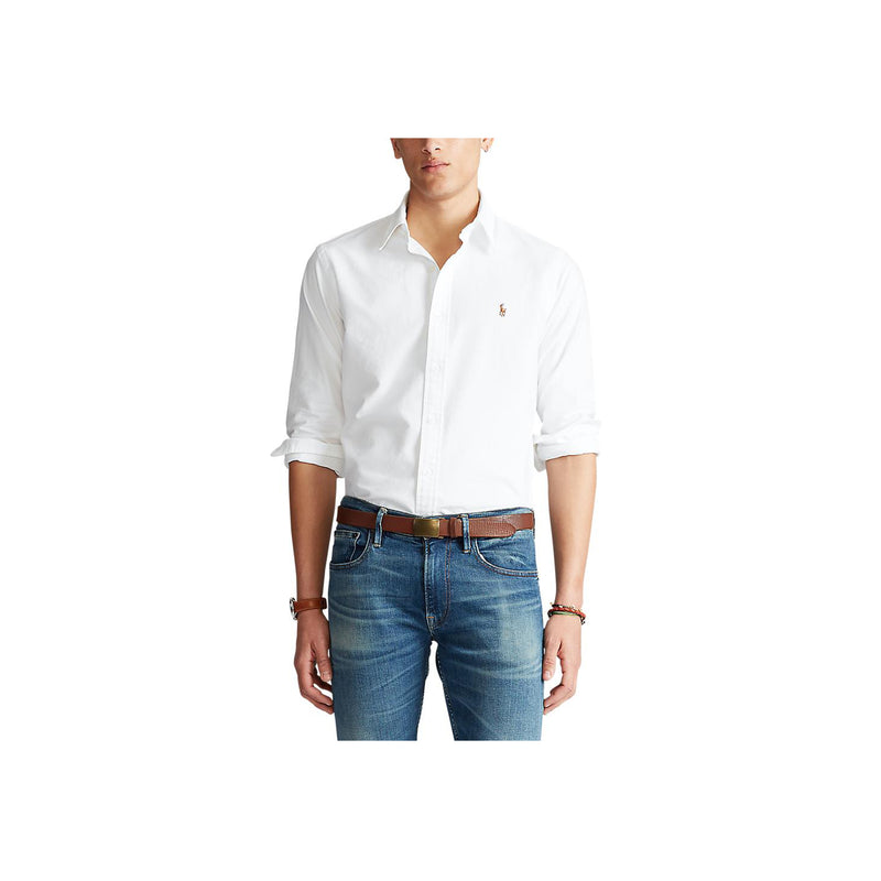 Custom Fit Oxford Shirt - White
